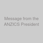 Message from the ANZICS President